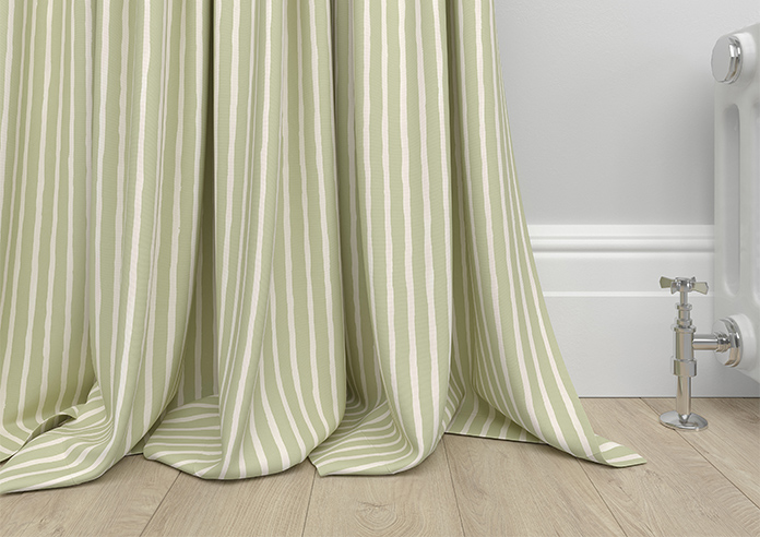 Vintage Stripe, Sage - Made to Measure Curtains - Image 6